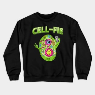 Cell Fie Funny Biology Science Teacher Gifts Science Graphic Crewneck Sweatshirt